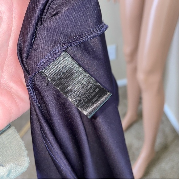 Express dress lightweight boxy fit vibrant multi patterned spaghetti straps SZ L - Picture 6 of 12